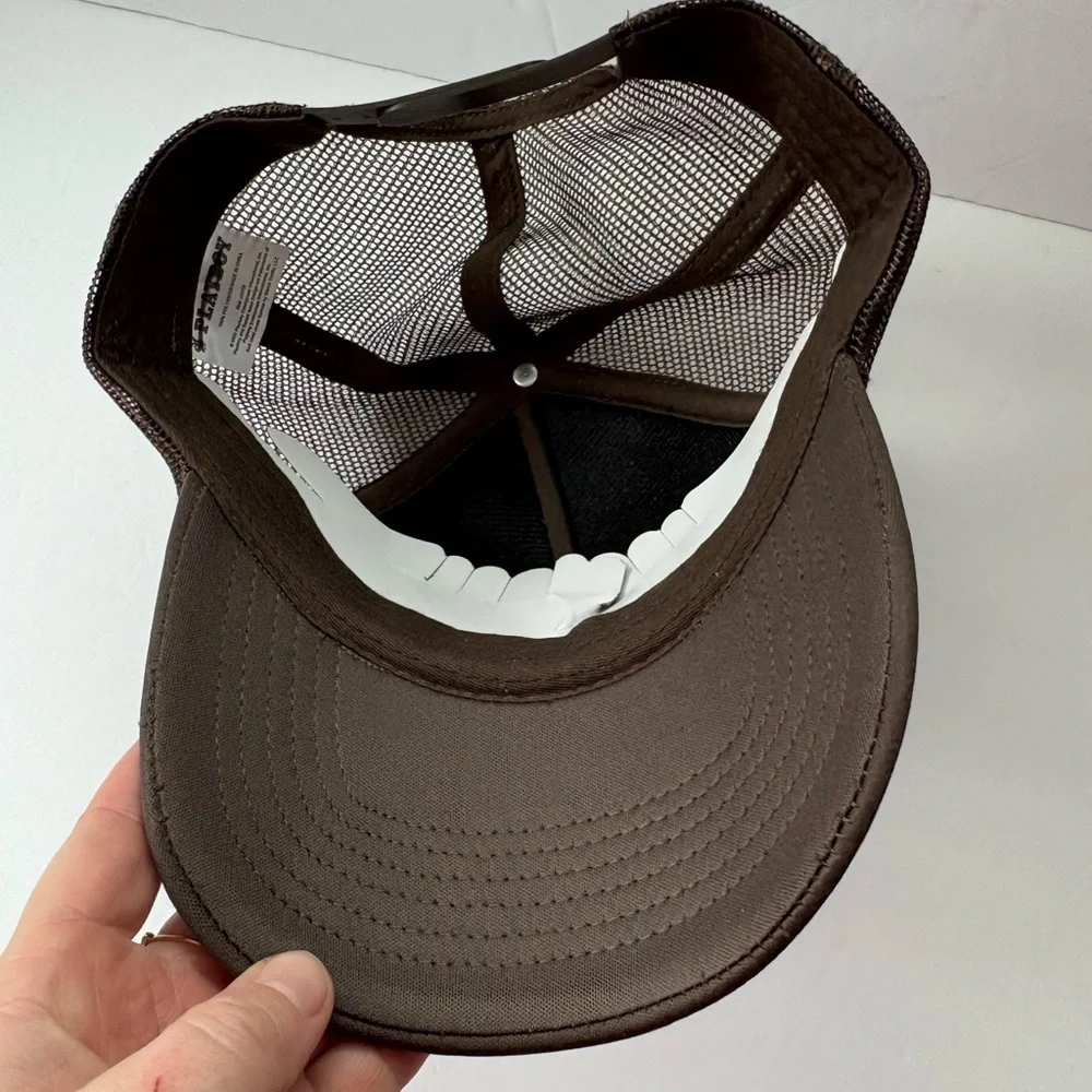 NWOT Outfitters Playboy Logo Trucker Hat